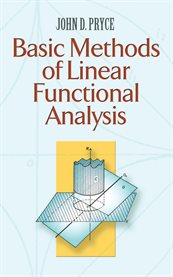 Basic methods of linear functional analysis cover image