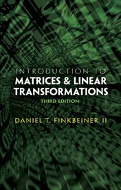 Introduction to Matrices and Linear Transformations cover image