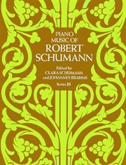 Piano music of robert schumann, series iii cover image