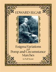 Enigma variations and pomp and circumstance marches in full score cover image