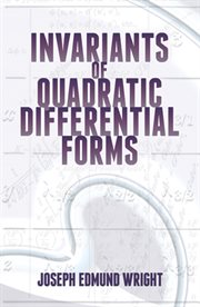 Invariants of Quadratic Differential Forms cover image