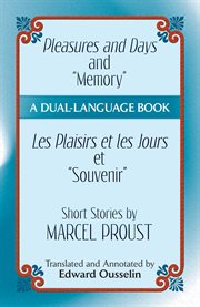 Pleasures and days and "Memory": short stories cover image