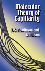 Molecular theory of capillarity cover image