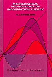 Mathematical foundations of information theory cover image