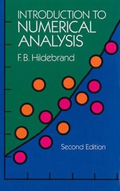 Introduction to numerical analysis cover image
