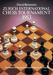 Zurich international chess tournament, 1953 cover image