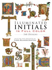 Illuminated initials in full color: 548 designs cover image