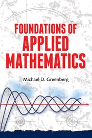 Foundations of Applied Mathematics cover image