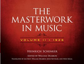 Cover image for The Masterwork in Music: Volume II, 1926