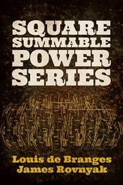Square Summable Power Series cover image