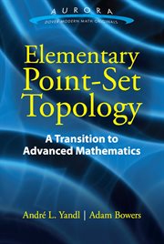 Elementary Point-Set Topology cover image