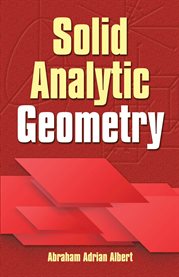 Solid analytic geometry cover image