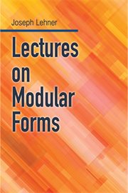 Lectures on modular forms cover image