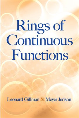 Cover image for Rings of Continuous Functions