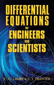 Differential equations for engineers and scientists cover image