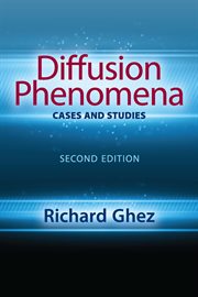 Diffusion phenomena : cases and studies cover image