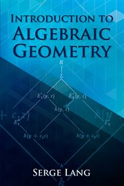 Introduction to algebraic geometry cover image