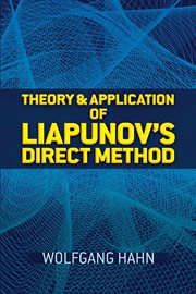 Theory and application of Liapunov's direct method cover image