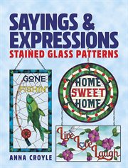 Sayings & expressions. Stained Glass Patterns cover image