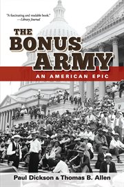 The bonus army : an American epic cover image