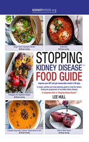 Stopping kidney disease food guide cover image