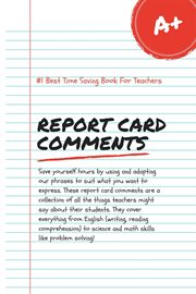 Report Card Comments cover image