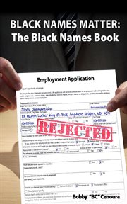 Black names matter : the Black names book cover image