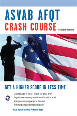 Cover image for ASVAB AFQT Crash Course Book + Online