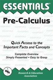 Pre-calculus Essentials cover image