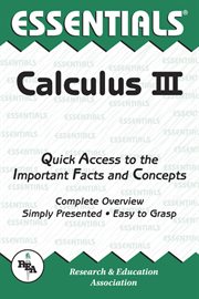 Calculus III Essentials cover image
