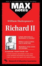 William Shakespeare's Richard II cover image