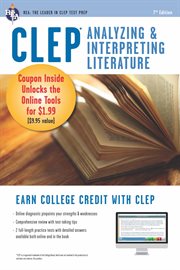 CLEP. Analyzing & interpreting literature cover image
