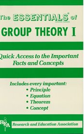 Group Theory I Essentials cover image
