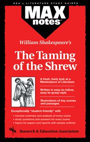 William Shakespeare's The taming of the shrew cover image