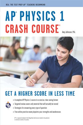 Cover image for AP® Physics 1 Crash Course Book + Online