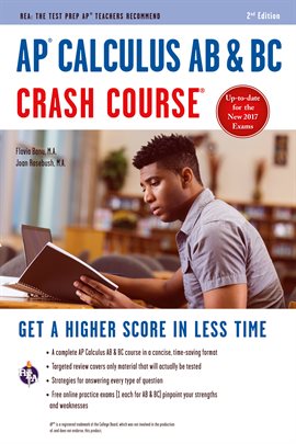Cover image for AP® Calculus AB & BC Crash Course Book + Online