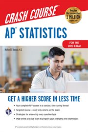 Ap® statistics crash course, for the 2020 exam, book + online cover image