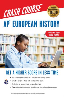 Cover image for AP® European History Crash Course, For the New 2020 Exam, Book + Online