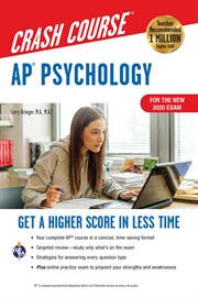 Ap psychology crash course, for the new 2020 exam, book + online : get a higher score in less time cover image