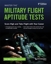 Peterson's master military flight aptitude tests cover image