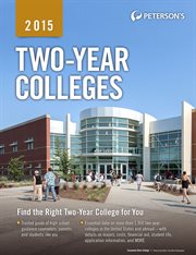 Peterson's two-year colleges 2015 cover image