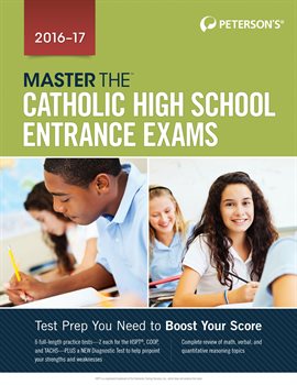 Cover image for Master the Catholic High School Entrance Exams 2016-2017