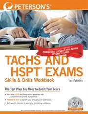 Peterson's TACHS and HSPT exams skills & drills workbook cover image