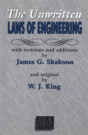 The unwritten laws of engineering cover image