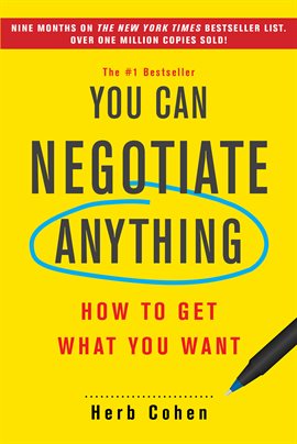 Link to You Can Negtiate Anything by Herb Cohen in the Catalog