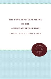 The Southern experience in the American Revolution cover image