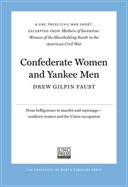 Confederate women and yankee men. Women of the Slaveholding South in the American Civil War cover image