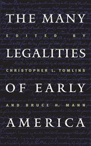 Many Legalities of Early America cover image