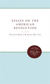 Essays on the American revolution cover image