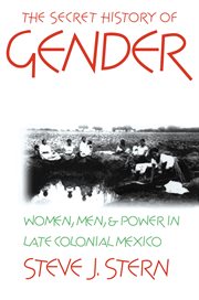 The secret history of gender: women, men, and power in late colonial Mexico cover image